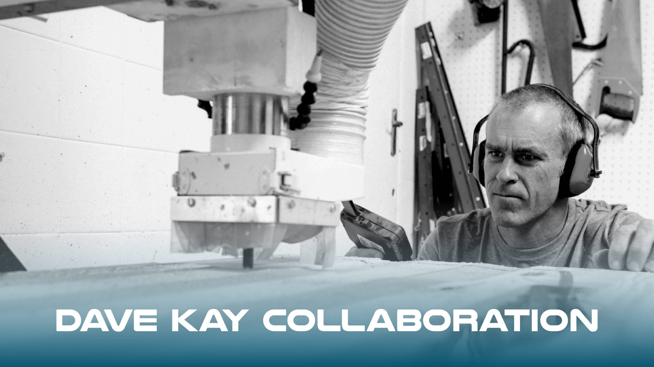 Master board designer Dave Kay collaborating with Ocean Rodeo