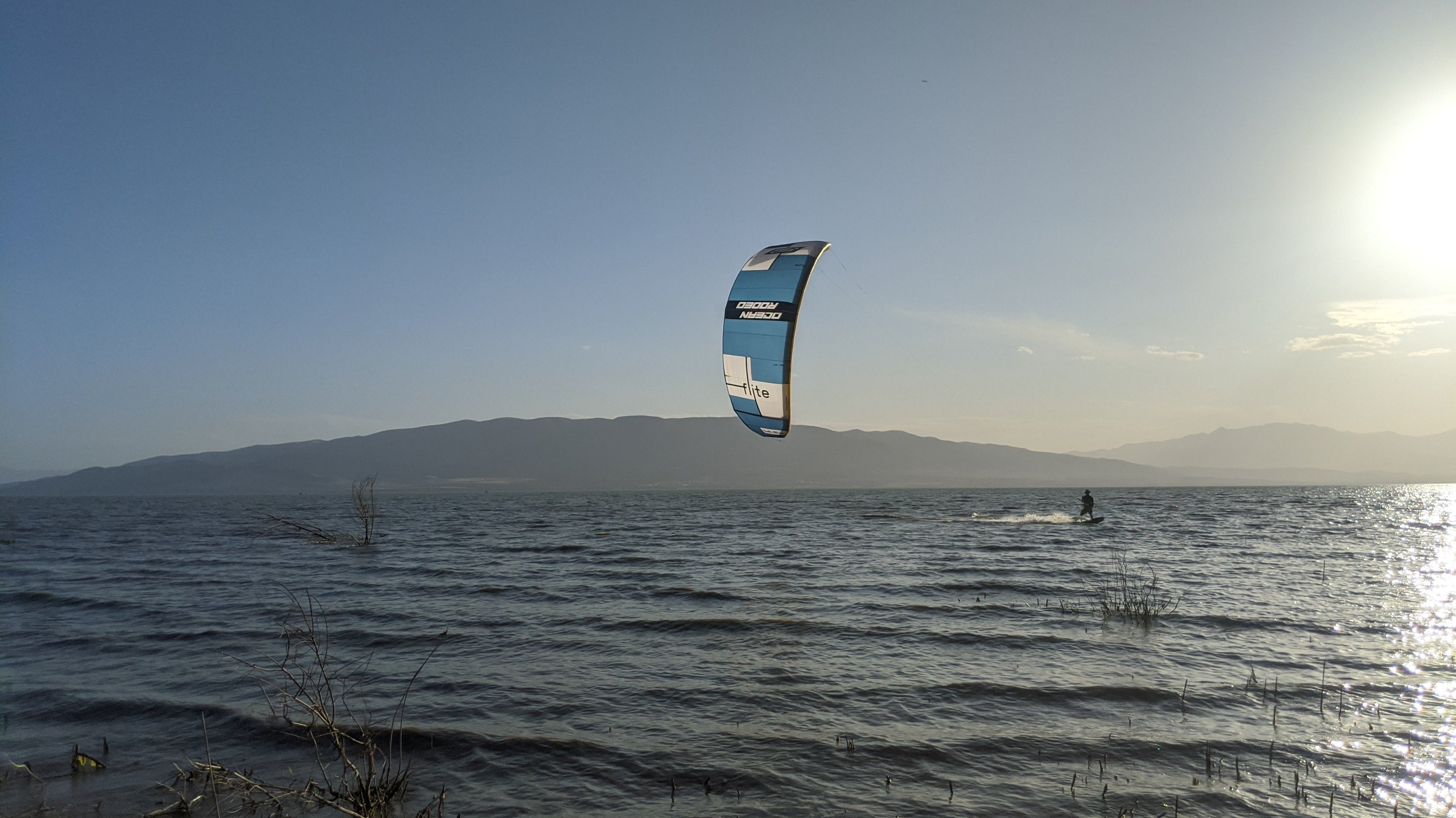 Ocean Rodeo kite at sea
