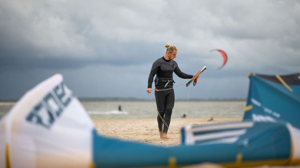 Giel Vlugt with his Ocean Rodeo kit
