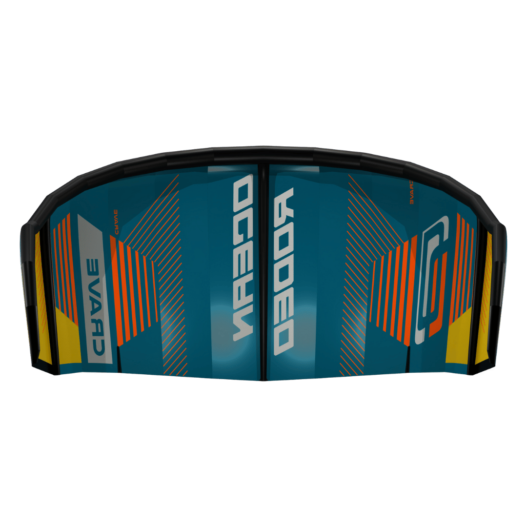 CRAVE Pro Dacron kite - underneath view - Ocean Rodeo