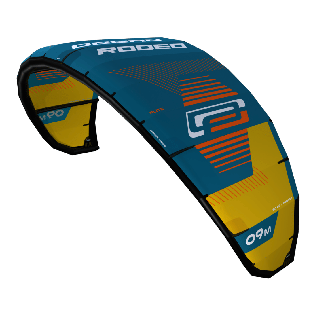 FLITE Pro Dacron Big Air kite - side view - Ocean Rodeo