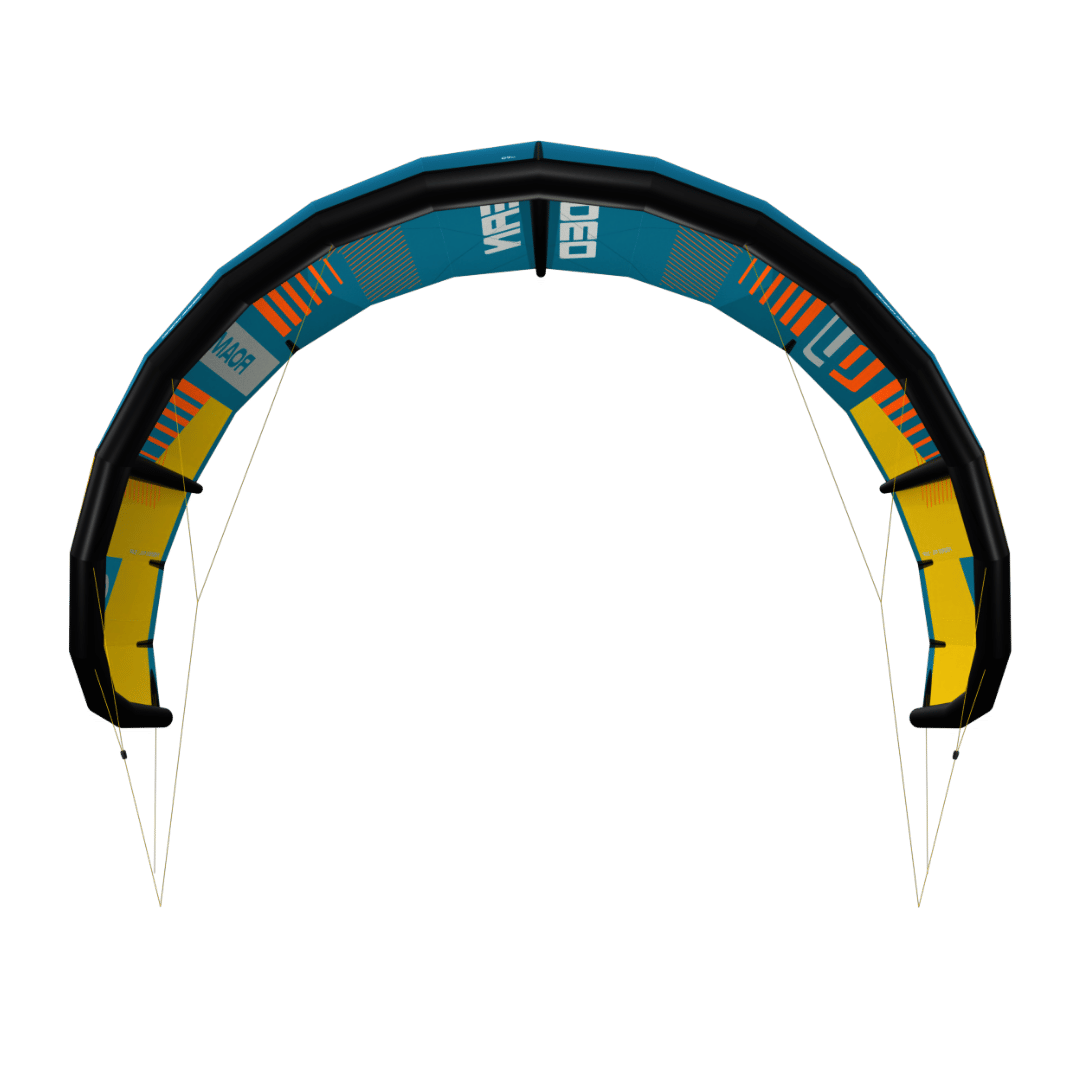 ROAM Pro Dacron airframe kite - front view - Ocean Rodeo