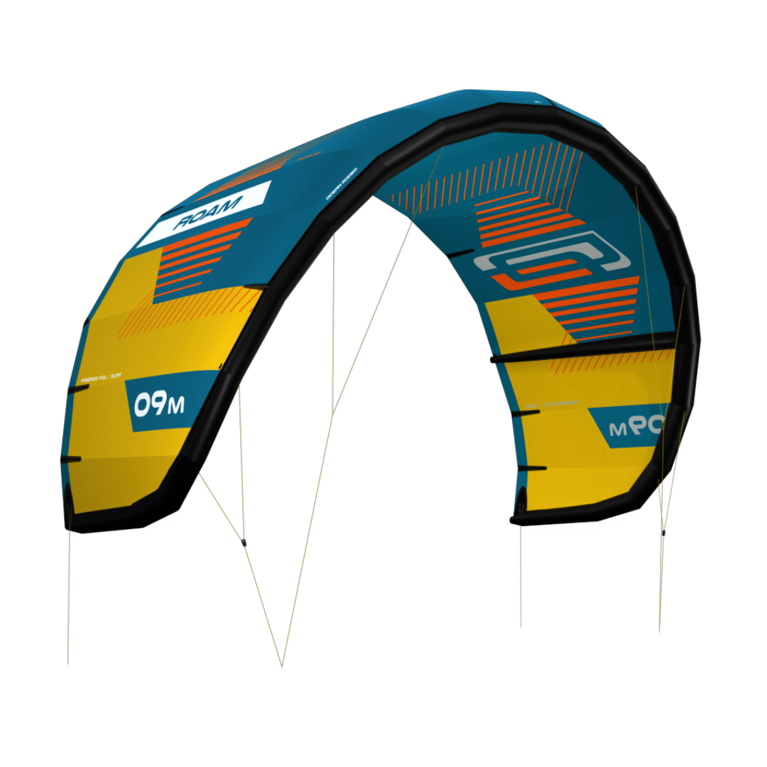 ROAM Pro Dacron airframe kite - side view - Ocean Rodeo