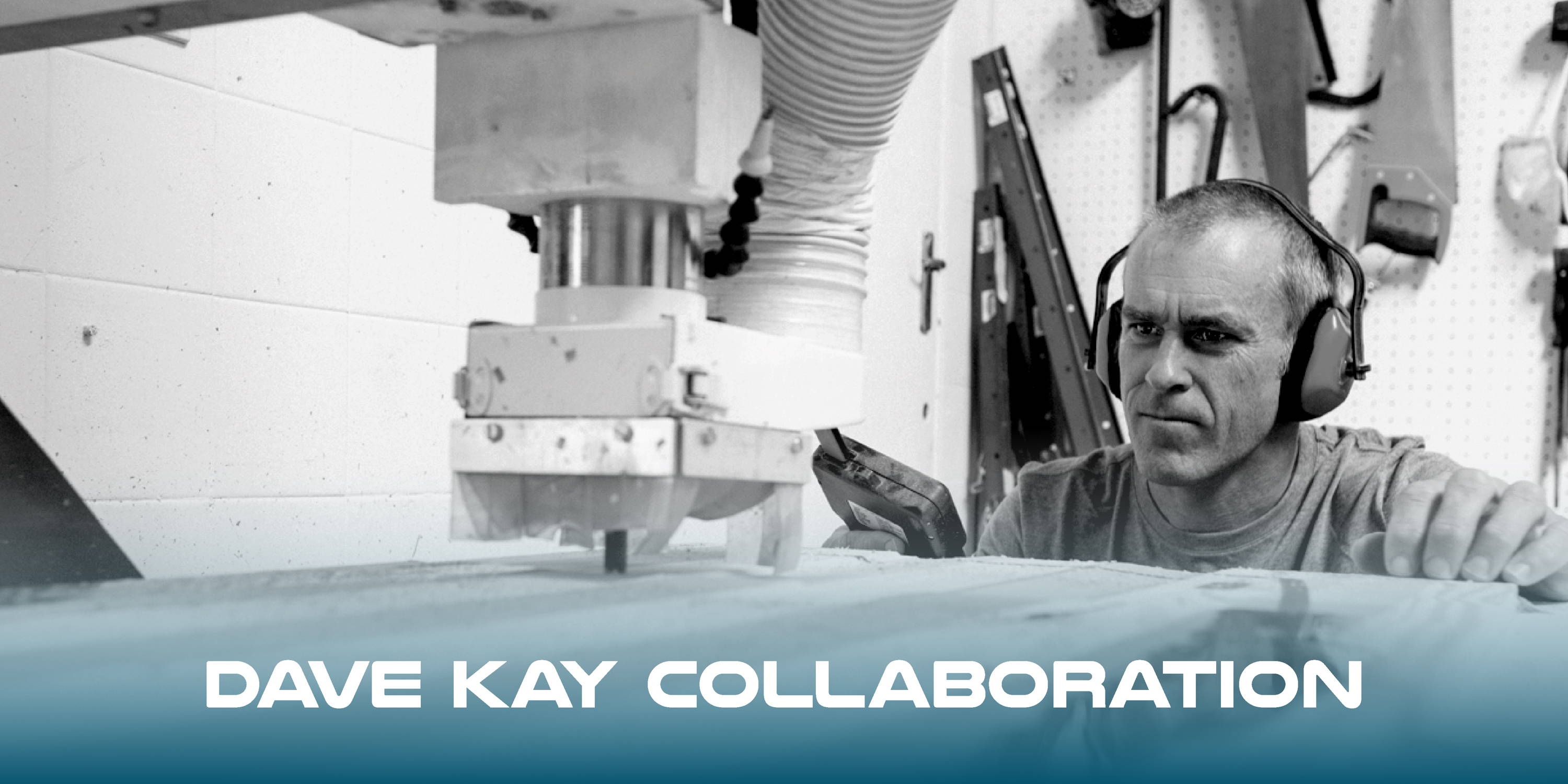 Master board designer Dave Kay collaborating with Ocean Rodeo