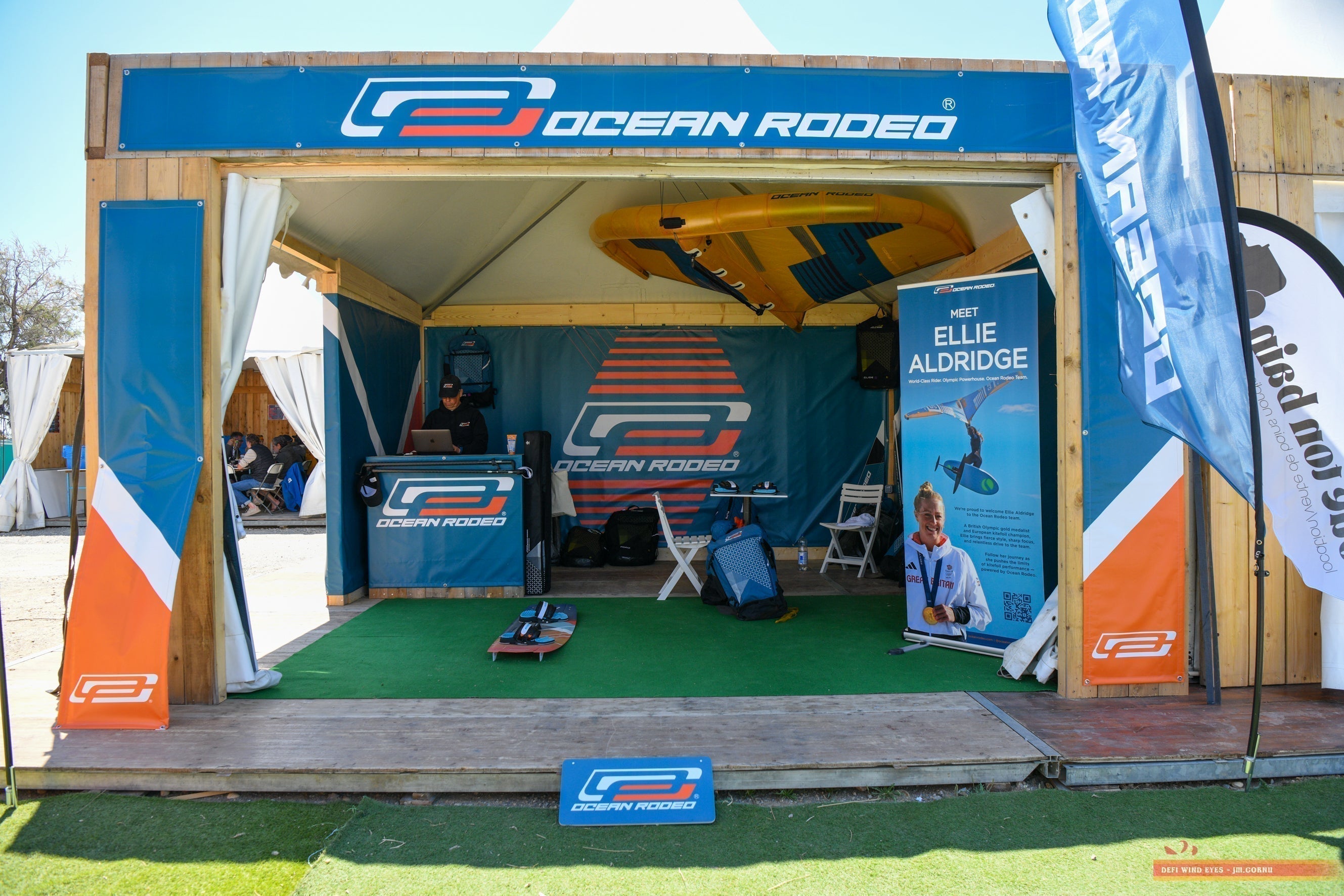 Ocean Rodeo at Defi 2025 - image of the stand