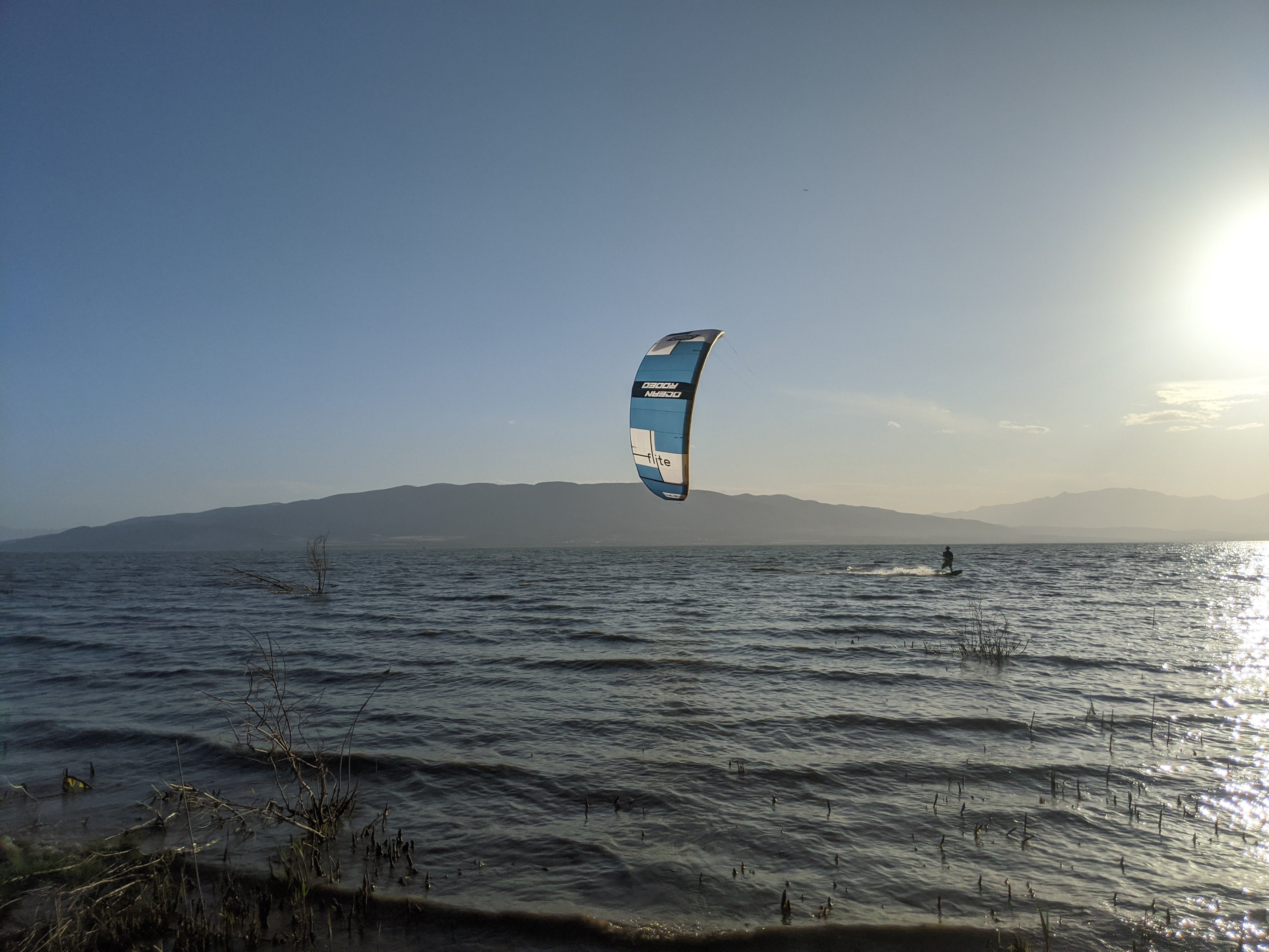 Ocean Rodeo kite at sea