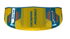 Ocean Rodeo Flite 3S A-Series. Image shows a blue and yellow kite with 'Ocean Rodeo' branding.