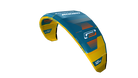 Ocean Rodeo Flite 3S A-Series. Image shows a blue and yellow kite with 'Ocean Rodeo' branding.