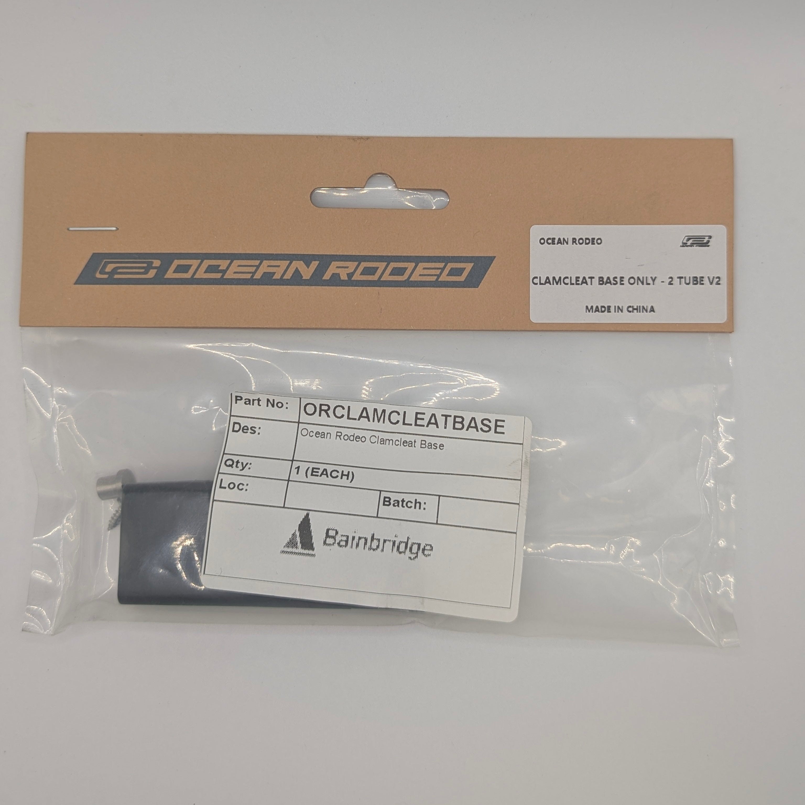 Ocean Rodeo clamcleat base only