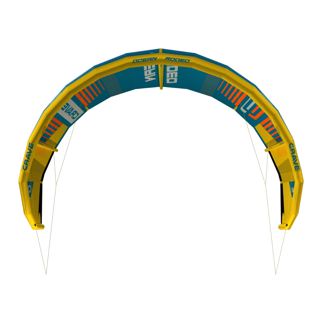 CRAVE A-Series (Launch Edition) kite - front view - Ocean Rodeo