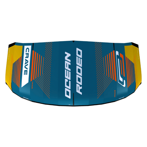 CRAVE Pro Dacron kite - top side view - Ocean Rodeo