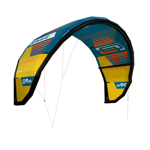 CRAVE Pro Dacron kite - side view - Ocean Rodeo