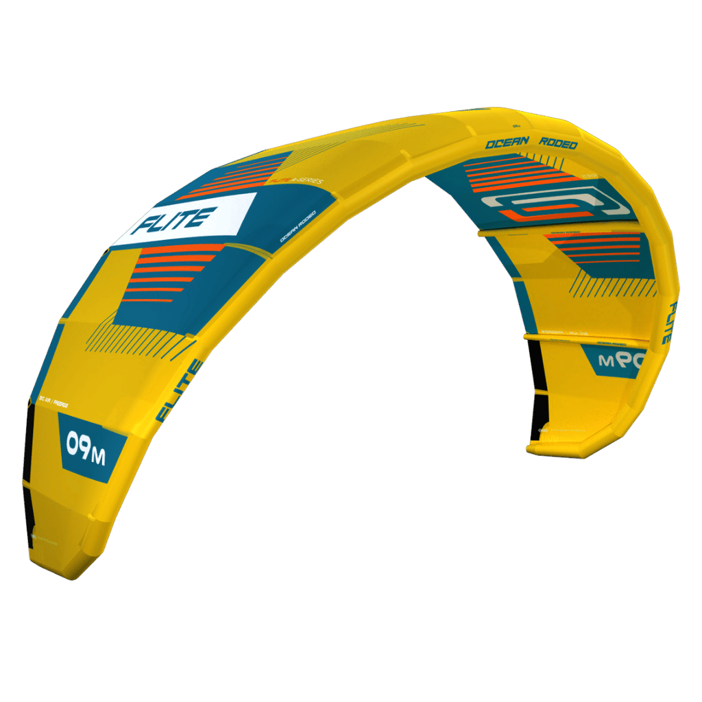 FLITE 5S A-Series kite with an ultra-light ALUULA frame and 5-strut design - side view - Ocean Rodeo