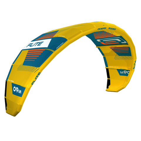 FLITE 5S A-Series kite with an ultra-light ALUULA frame and 5-strut design - side view - Ocean Rodeo