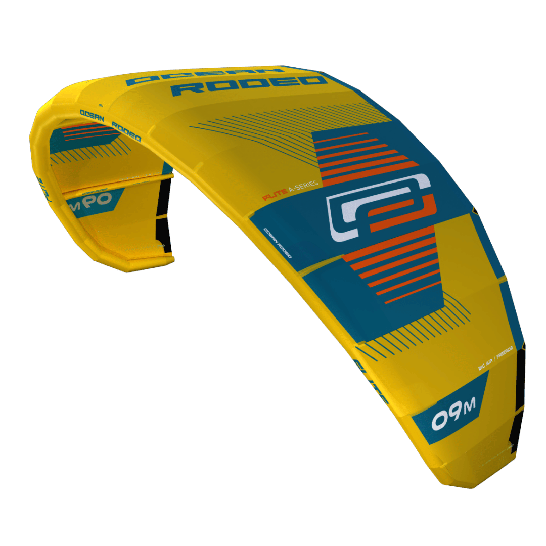FLITE 5S A-Series kite with an ultra-light ALUULA frame and 5-strut design - side view - Ocean Rodeo