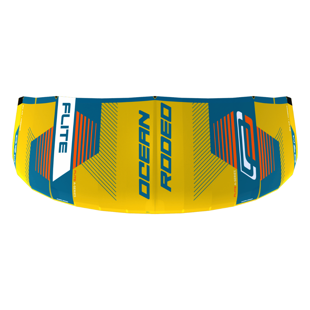FLITE 5S A-Series kite with an ultra-light ALUULA frame and 5-strut design - topside view - Ocean Rodeo