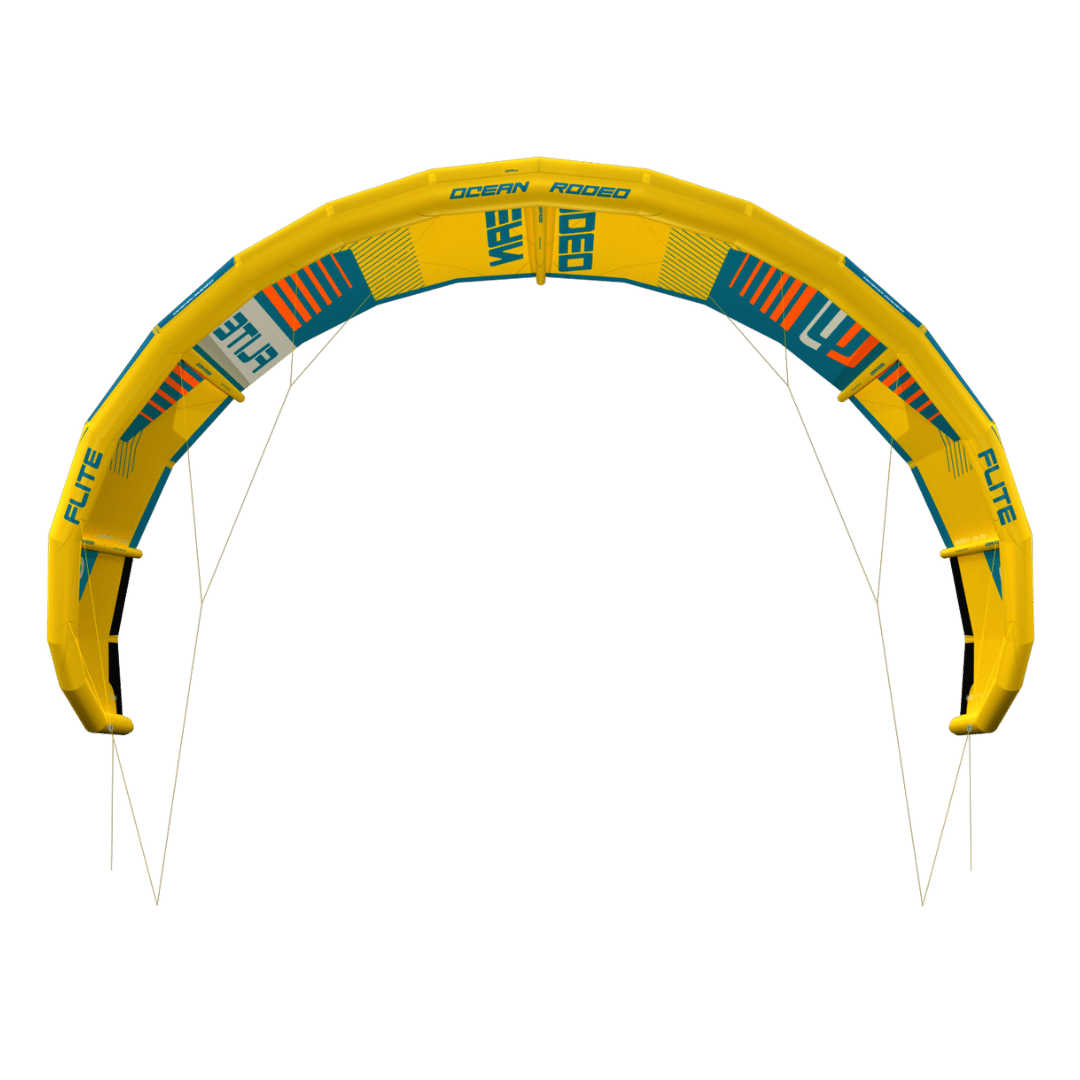 FLITE 5S A-Series kite with an ultra-light ALUULA frame and 5-strut design - front view - Ocean Rodeo
