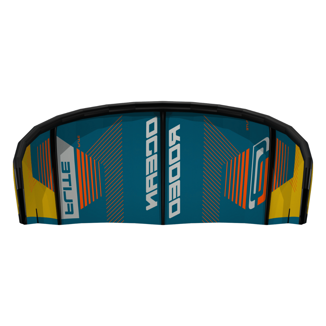 FLITE Pro Dacron Big Air kite - underneath view - Ocean Rodeo