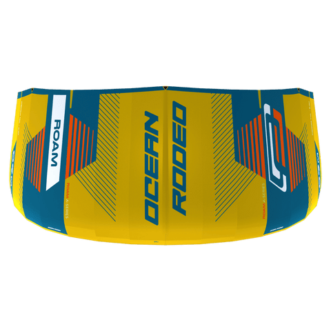 ROAM A-Series kite with a next-gen ALUULA airframe - top side view - Ocean Rodeo