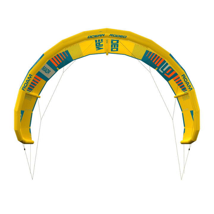 ROAM A-Series kite with a next-gen ALUULA airframe - front view - Ocean Rodeo