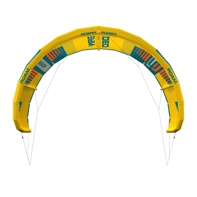 ROAM A-Series kite with a next-gen ALUULA airframe - front view - Ocean Rodeo