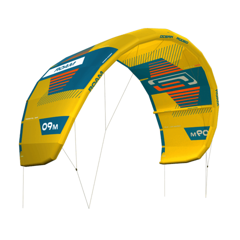 ROAM A-Series kite with a next-gen ALUULA airframe - side view - Ocean Rodeo