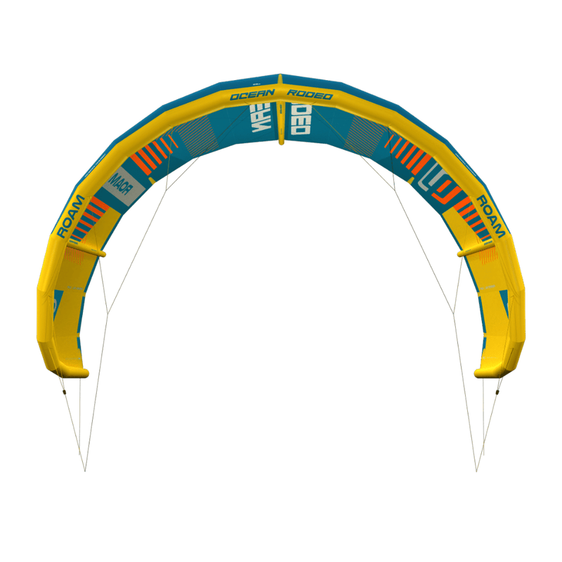 ROAM A-Series (Launch Edition) kite with a 3-strut ALUULA frame - front view - Ocean Rodeo