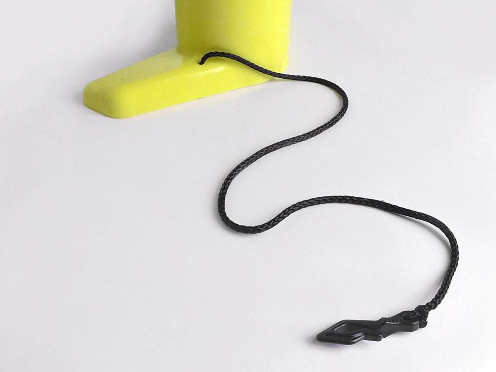 Big Pump high volume pump for kites and wings - close up of tether - Ocean Rodeo